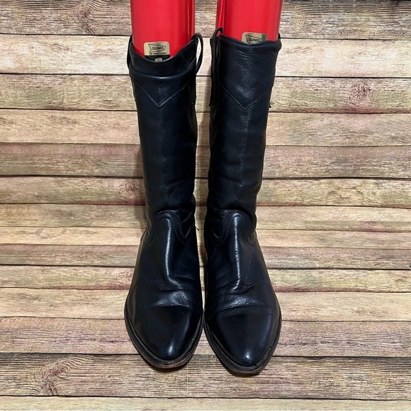 Frye Black Leather Pointed boots